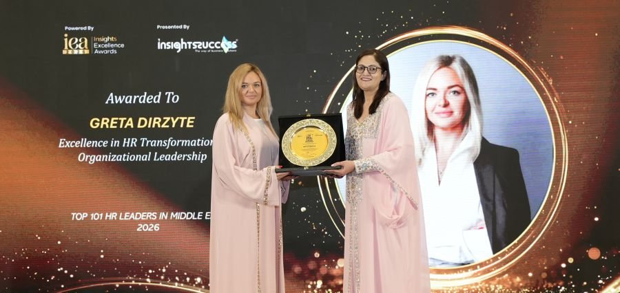 Greta Dirzyte Honored for Excellence in HR Transformation and Organizational Leadership at Top 101 HR Leaders in Middle East 2026